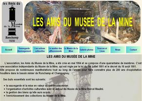 Le site des amis du Mus&eacute;e de la mine de Rontchamp